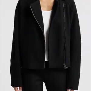 Eileen Fisher Black Zipper Blazer